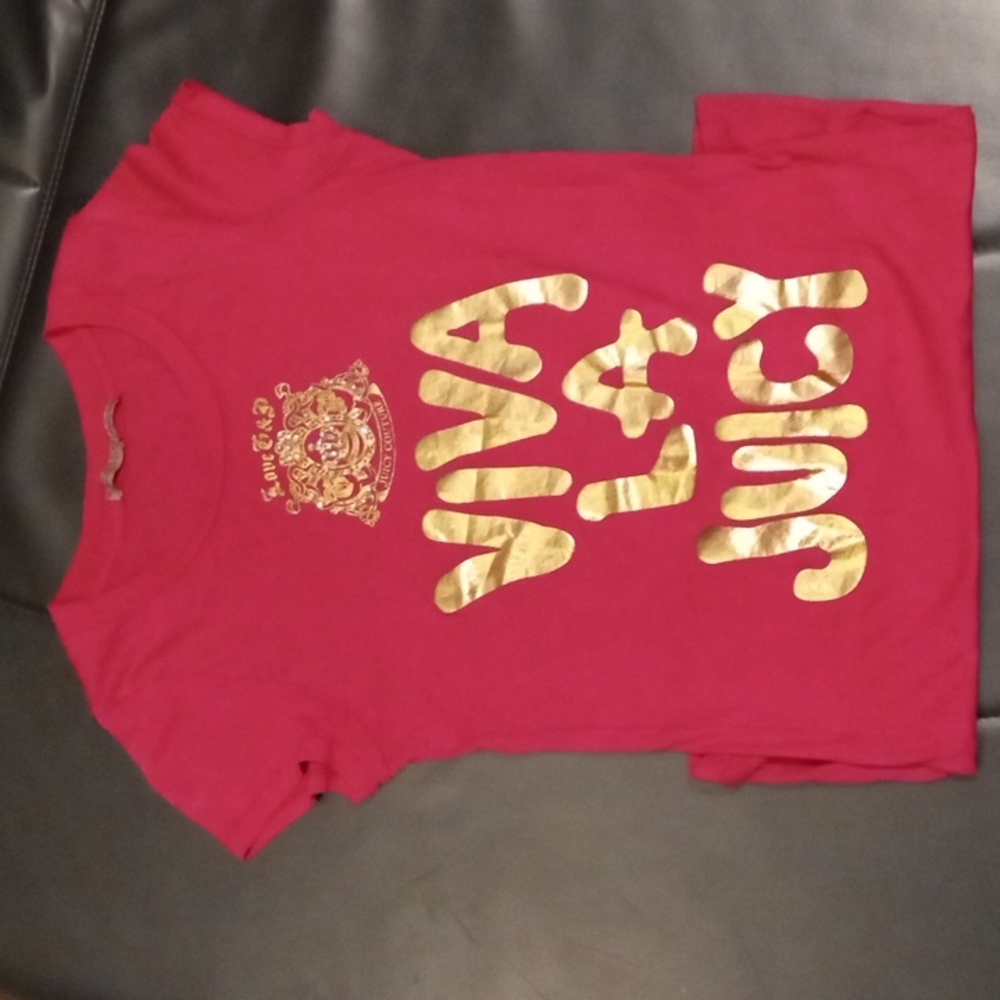 Juicy couture pink women's shirt, size small